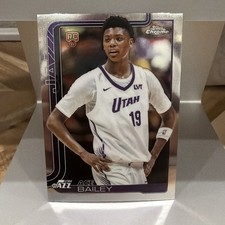 ACE BAILEY RC 2025-26 Topps Chrome Basketball NBA Rookie Card #255 Utah Jazz