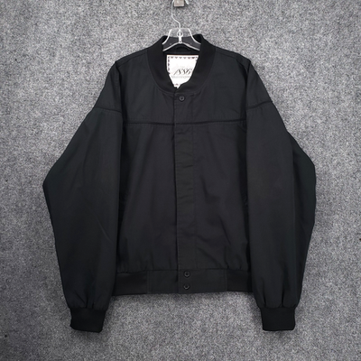 VINTAGE Munsingwear 1886 Harrington Jacket Men XL Black Full Zip