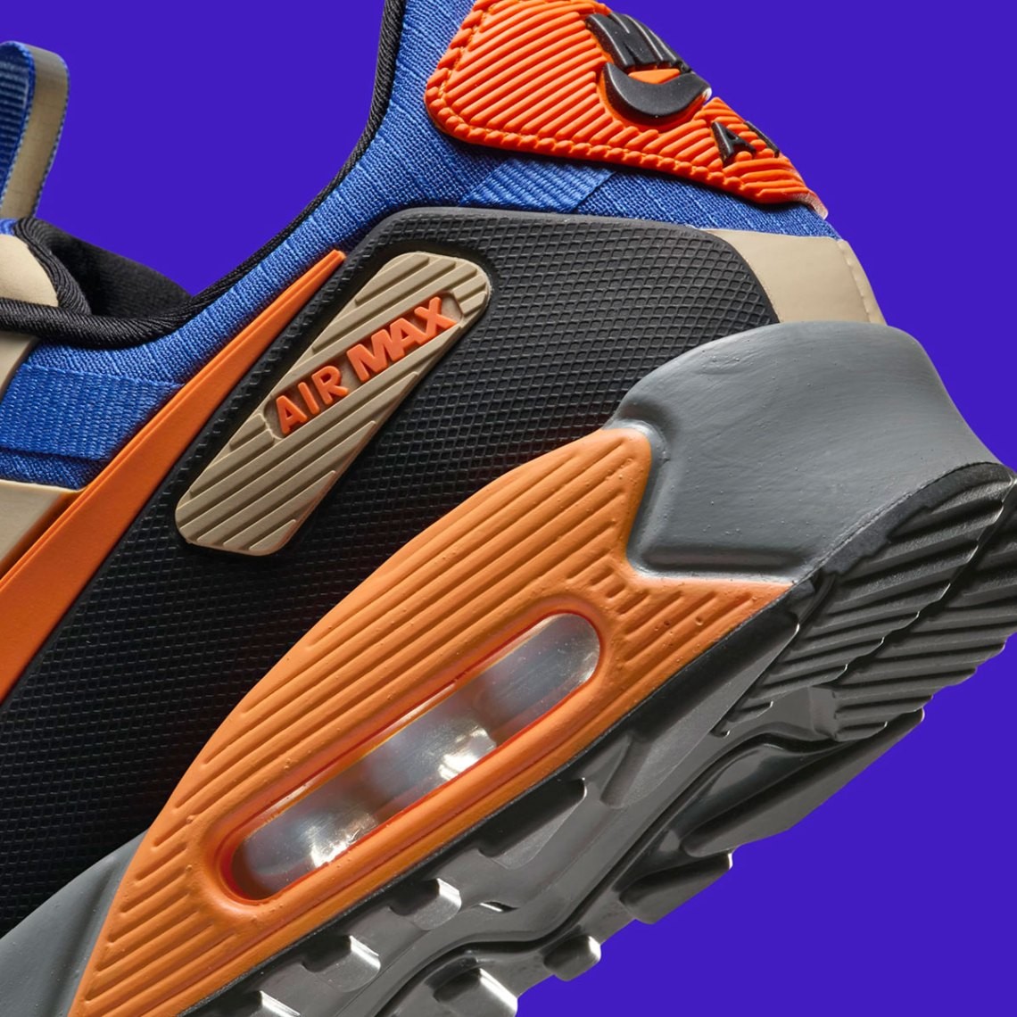 Nike Air Max 90 Drift Mowabb Rattan Hyper Royal Bright Mandarin
