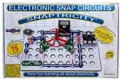 *Snaptricity* SNAP CIRCUIT  75 STEM Projects +Many Extra Electronic pcs  ELENCO