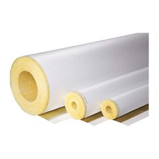 JOHNS MANVILLE 690445 Pipe Insulation,Wall Th 1 in,For 3/4 in 45NE05