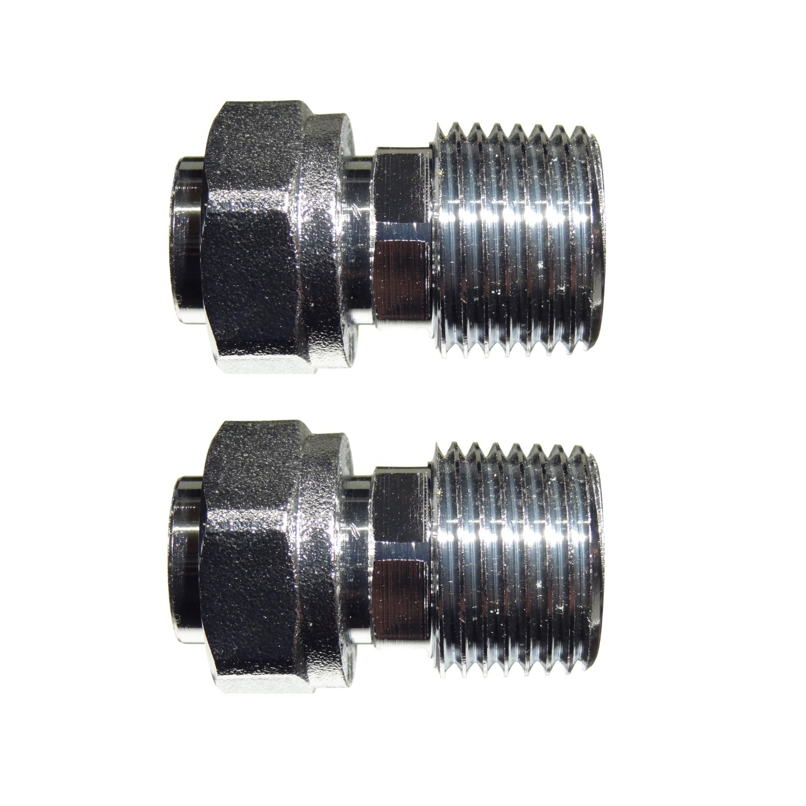 Radiator Valve Tails 15mm Compression x 1/2"" BSP (2 Pack)