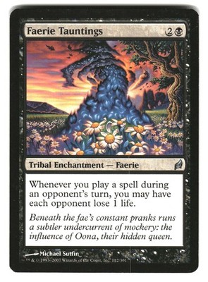 Faerie Tauntings 112 Uncommon Lorwyn Magic: The Gathering Moderately Played