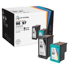 LD Reman Replacements for HP 96 Black HP 97 Color Ink Cartridge 2PK