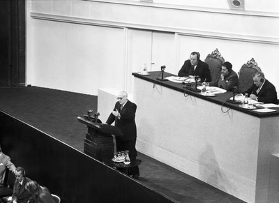 Harry S Trumans speech at UN General Assembly Paris November 8 1951 Old Photo