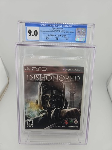 Dishonored PS3 CGC 9.0 CIB - Picture 1 of 2