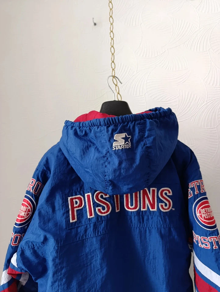 STARTER NBA DETROIT PISTONS VINTAGE 90S JACKET MADE IN KOREA - Image 2 of 4