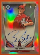 2014 Bowman Draft Chrome Draft Pick Autographs Joe Gatto #BCA-JGA Refractor