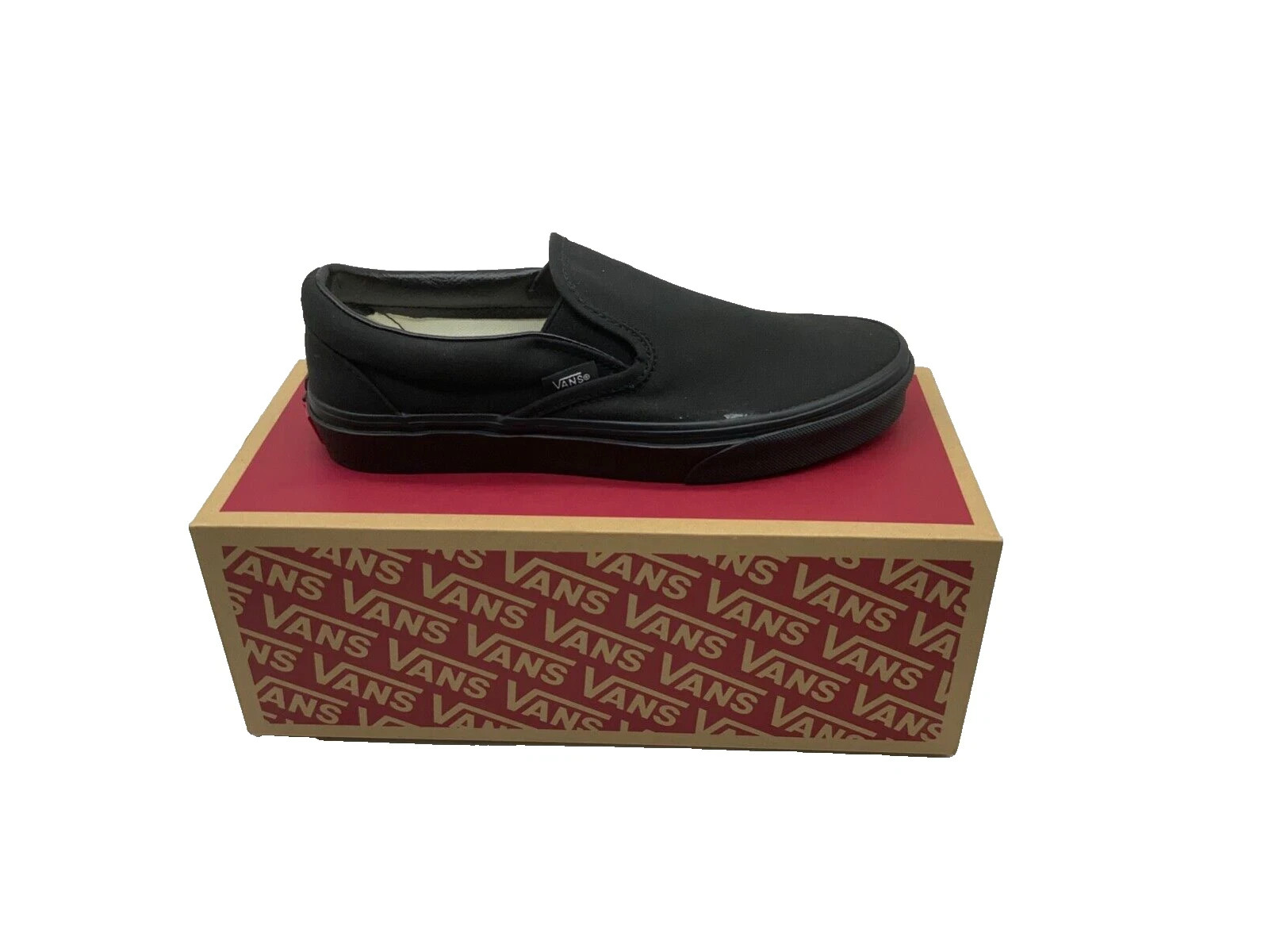 Vans Slip-On Unisex Shoes Black Size 7.5 Women / 6 Men | Skate & Casual Wear