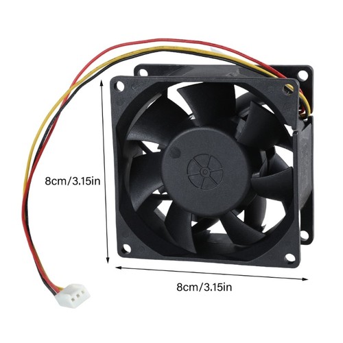 24V Cooling Fan Low Noise With Temperature Warning Alarm Function FFB0824EHE - Afbeelding 8 van 8