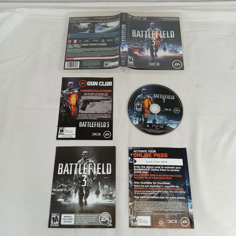 Paquete de juegos PlayStation 3 - Call of Duty, Sniper 2, Medal of Honor - PROBADO Foto 4 de 4