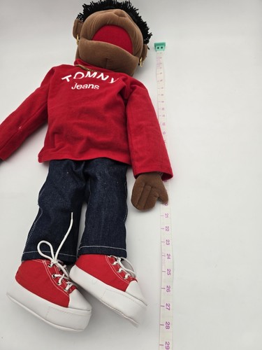 Sunny & Co Boy Full Body Plush Puppet Tomny Jeans African American 28" VNTG - Picture 16 of 19