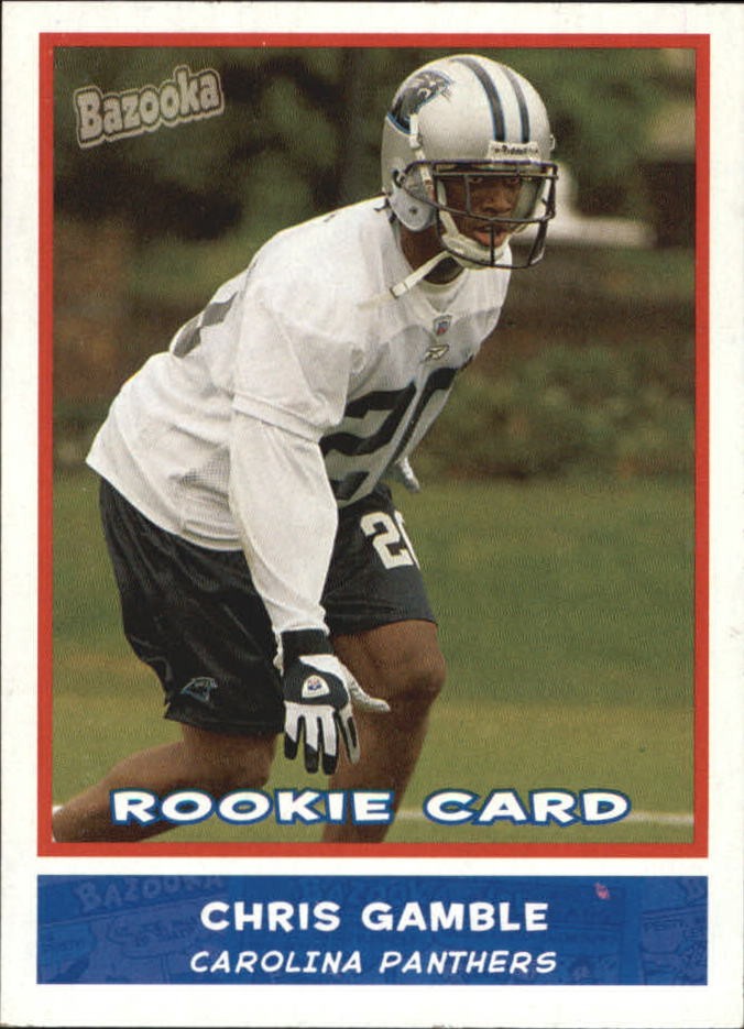 2004 Bazooka Minis #196 Chris Gamble - FB