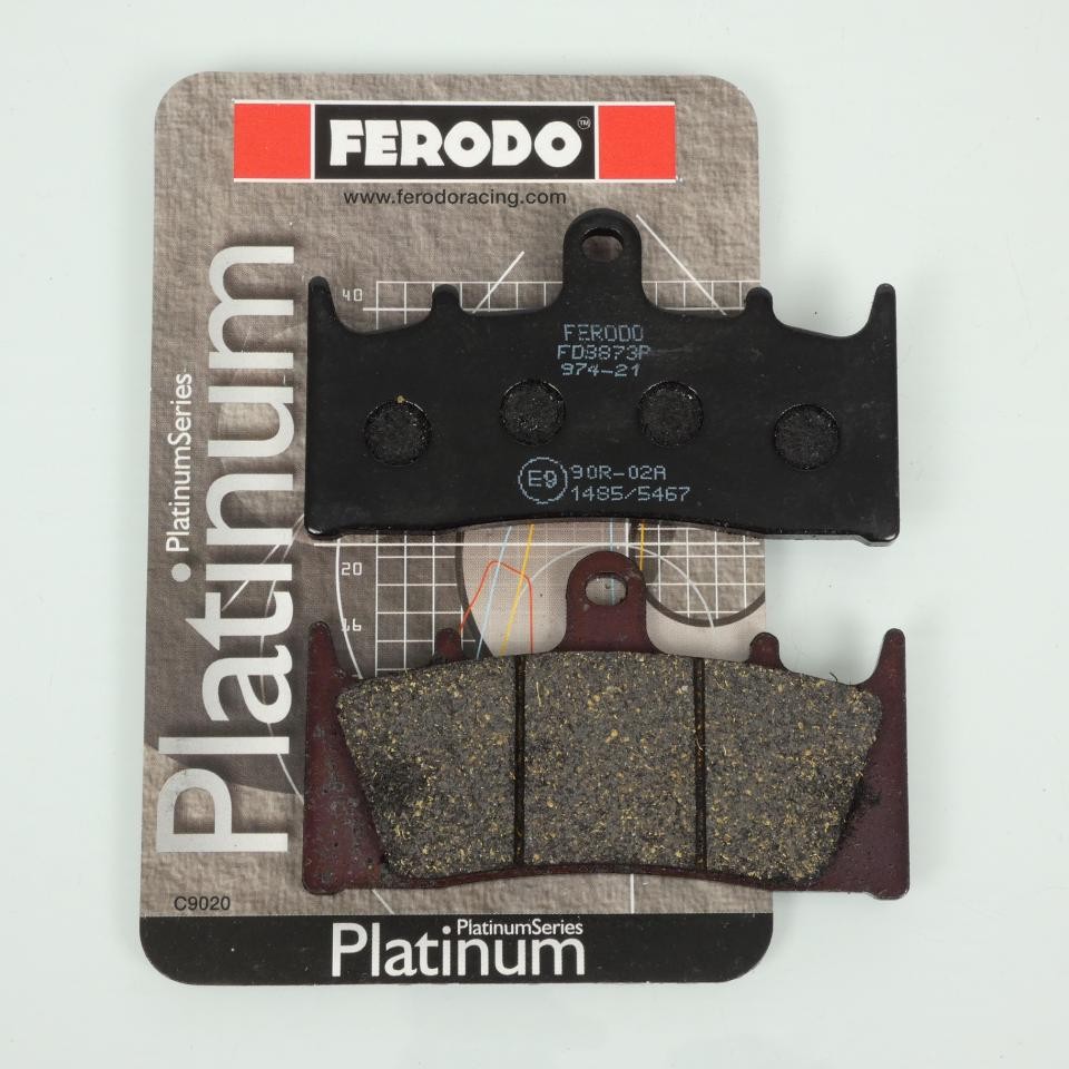 Plaquette de frein Ferodo FDB873P pour moto Suzuki 1000 TLR 1998-2002 avant neuf