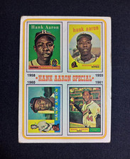 Topps 1974 Hank Aaron Special Base Set #3 Most Memorable Homers Milwaukee Braves