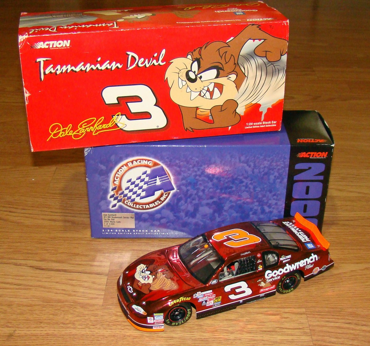 90s ハーレー×TAZ 1993年 USA製 XL 両面 3 Dale EARNHARDT 2000 Chevy Monte Carlo Red Chrome TAZ/NO BULL 1