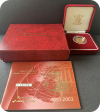 2003 Proof Half Gold Sovereign