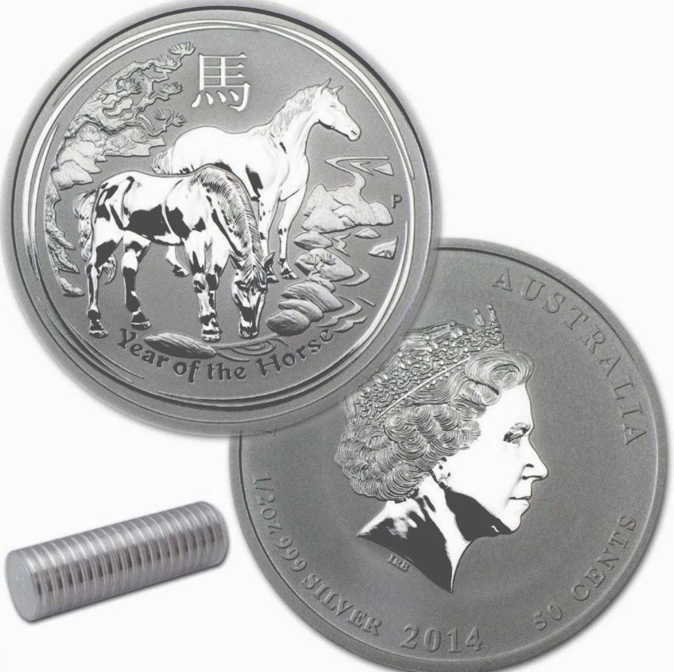 The Perth Mint 2014 Australian Lunar Silver Bullion Coins for sale