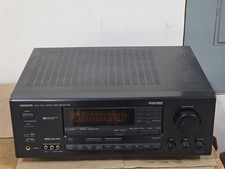 Vintage Onkyo TX-SV727 Home Theater Surround Receiver Turns On Untested Further