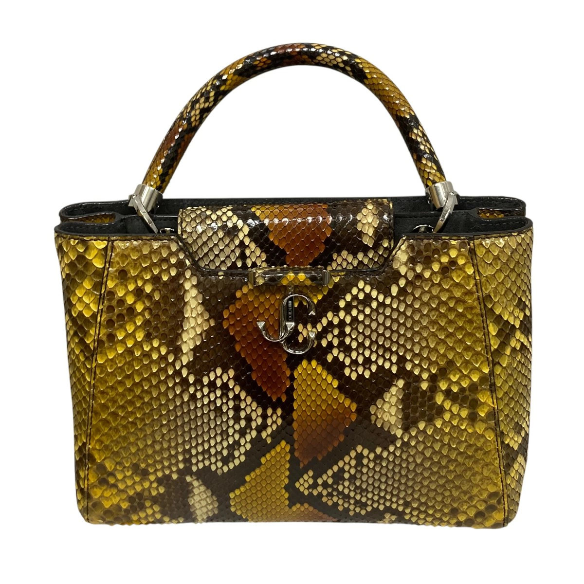 JIMMY CHOO Python Pattern 2-Way Shoulder Bag Size… - image 1
