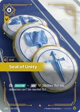 Seal of Unity | 245/298 | Riftbound | Origins | Foil — live eBay listing