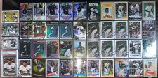(44) Lot LUIS ROBERT 2018 Bowman 1st Camo PSA 9, Chrome Black Gold /50, Blue RC
