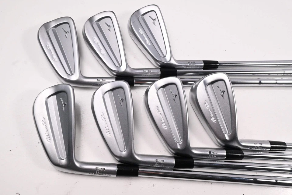 Left Hand Mizuno Pro S-3 Irons / 4-PW / Stiff+ Flex KBS Tour-V 125 Shafts - Image 2 of 4