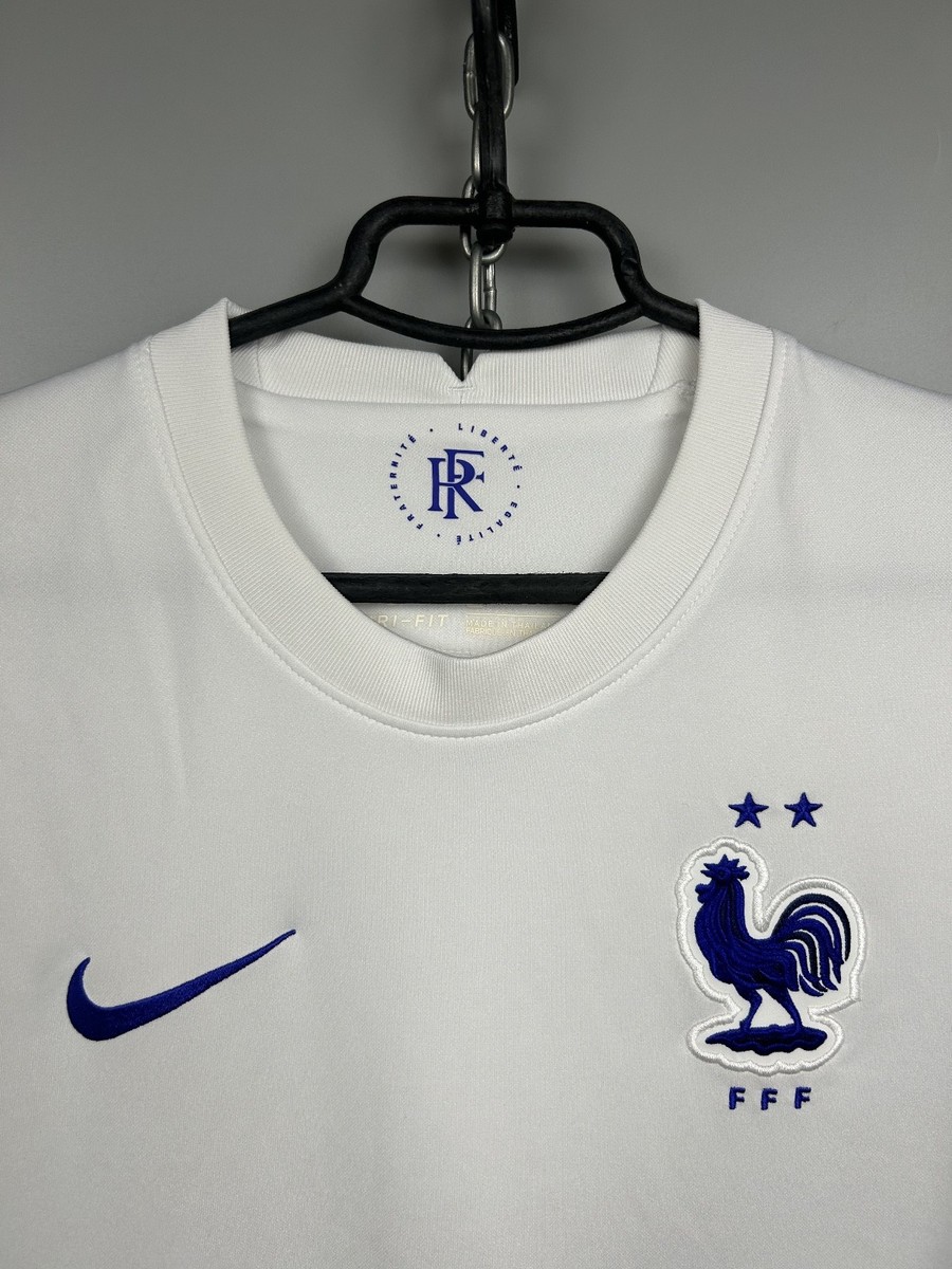FRANCE 2021 2022 AWAY FOOTBALL SHIRT SOCCER JERSEY NIKE CD0699-100