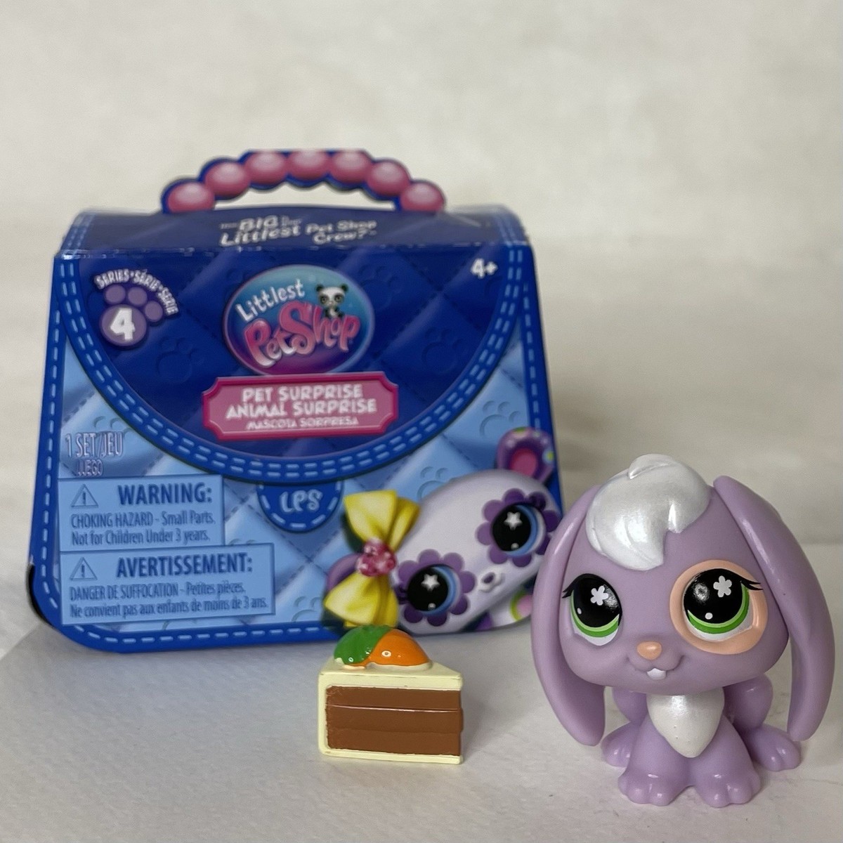 Littlest Pet Shop LPS G7 Purple Bunny Rabbit Series 4 Blind Box