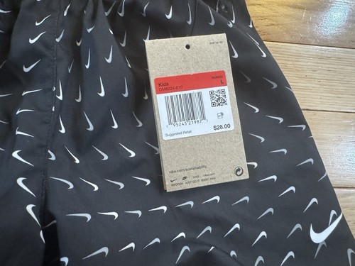 Nike Dri-fit Tempo Girl's Printed Running Shorts (Black) Size Large. NWT - Picture 3 of 5