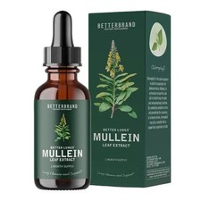 Mullein Leaf Drops 60ml Natural Herbal Liquid Supplement Respiratory Support