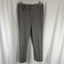 Banana Republic Martin Fit Wool Blend Pants Women's 2 Grey Italian Fabric