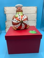 Home Reflections Luminary w/Flameless Battery Operated Candle, Gingerbread Boy