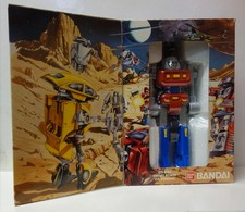 Robot Transformer Cy-Kill Super Gobots BANDAI + boîte-vitrine d'origine (1985)