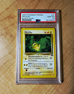 Pikachu Black Star Promo 27 | eBay