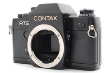  Near Mint Meter OK Contax RTS II Quartz 35mm SLR Film Camera Black Body Japan