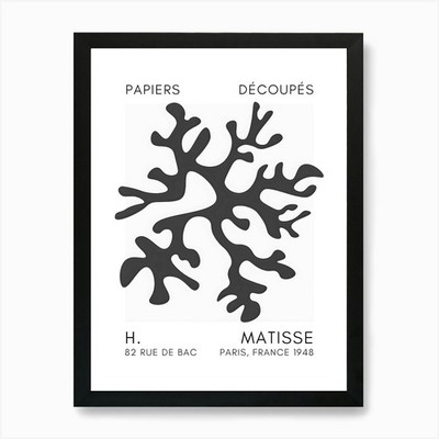 H Matisse 60 Kunstdruck gerahmt Wandbild Poster Leinwanddruck Bild