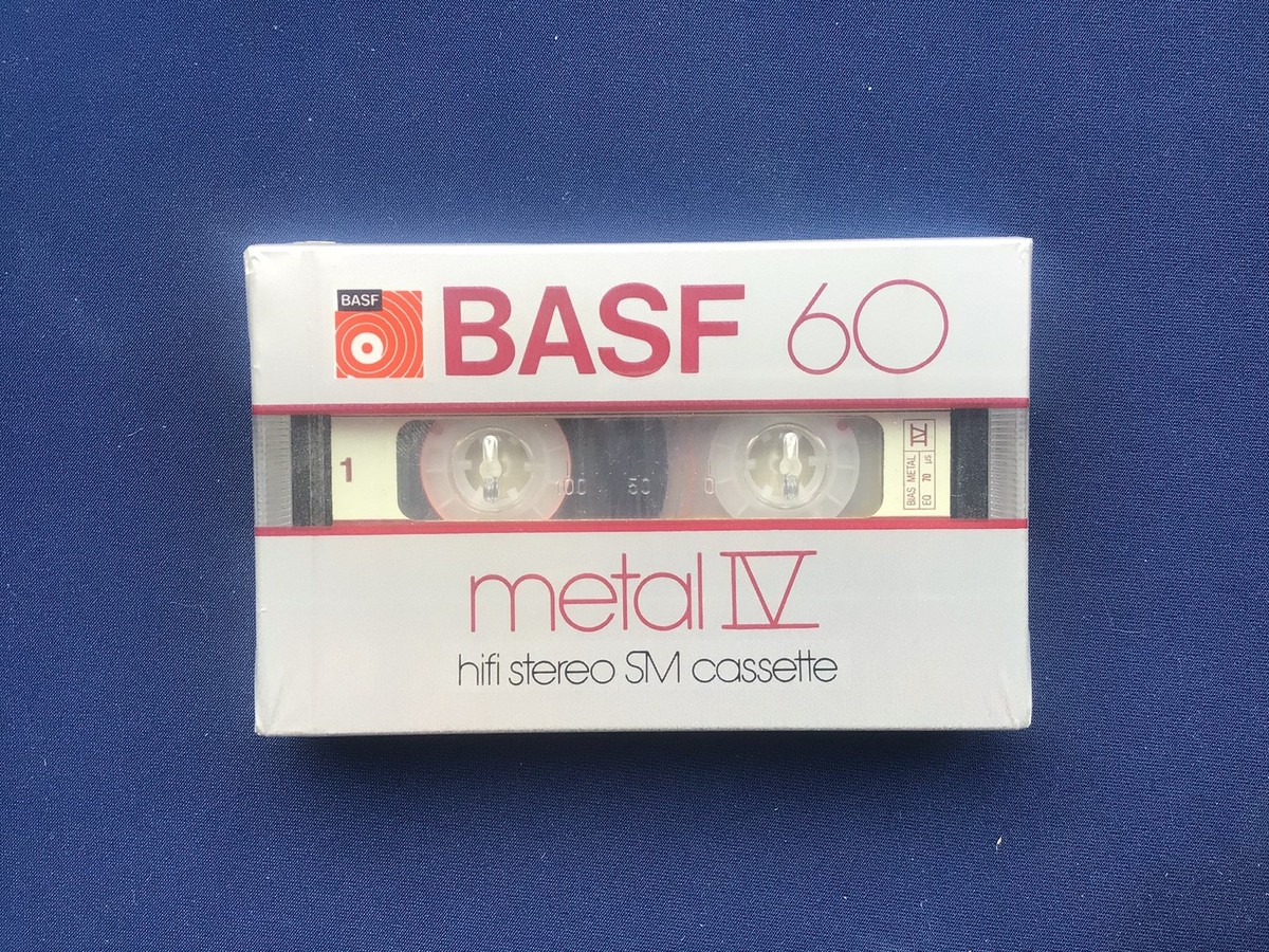 Cassette Audio BASF Métal IV 60 – Neuf Sous Blister