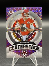 Panini Mosaic Center Stage Alex Smith Purple Mosaic Prizm #CS-17 39/49 Chiefs