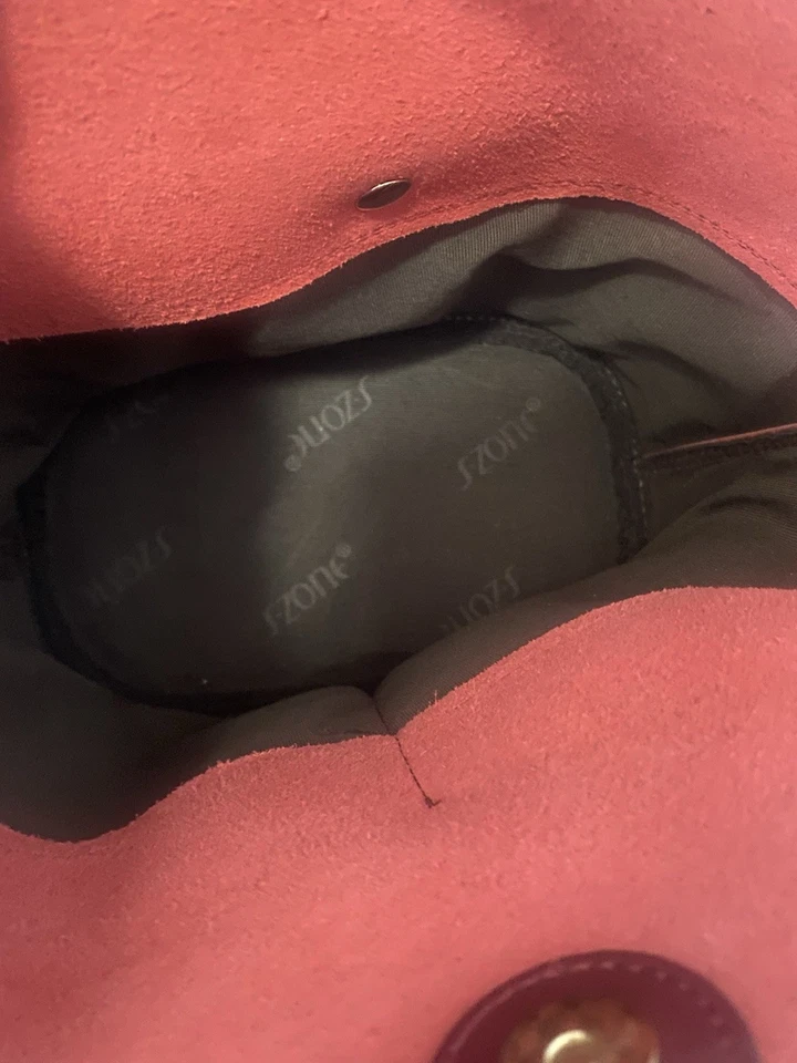 Bandolera/cartera tipo cubo de cuero marrón zona S - ¡Usada solo una vez! Excelente estado Foto 3 de 4