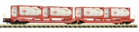 Fleischmann 6660054 Spur N ÖBB RCW Doppeltaschen-Gelenkwagen T3000E Epoche 6 Neu