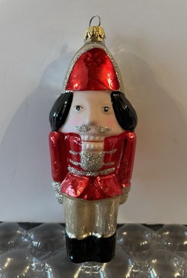 Krebs 5  Glass Nutcracker Christmas Ornament Germany Glas Lauscha 