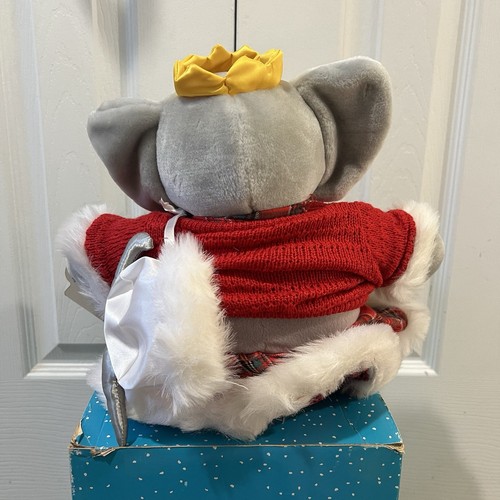 Vintage 1993 BABAR & CELESTE Elephant Winter Holiday Limited Edition w/ Box COA - Picture 13 of 24