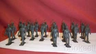 LOT OF 20 ORIGINAL 1958-59 MARX 54MM OD GREEN SP MARCHING GIS SOLDIERS,OFFICERS