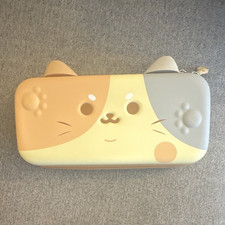 GEEKSHARE Hard Shell Carrying Case for Nintendo Switch 2 Cat, Handle, Water-Res