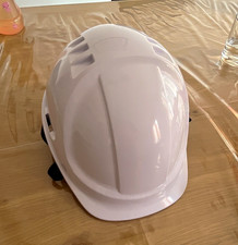 Wei&szlig;er Bauhelm Schutzhelm Industrie-Helm mit Innenaufh&auml;ngung, 6-Punkt