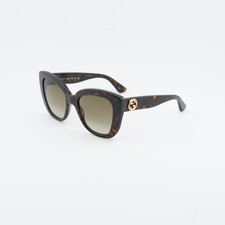 New GUCCI GG0327S 002 Havana/Brown Gradient 52-20-140 Sunglasses