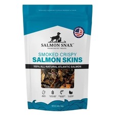 Salmon Snax Dog Treats   Smoked Crispy Skin, 12 12 Ounce Pack of 1 