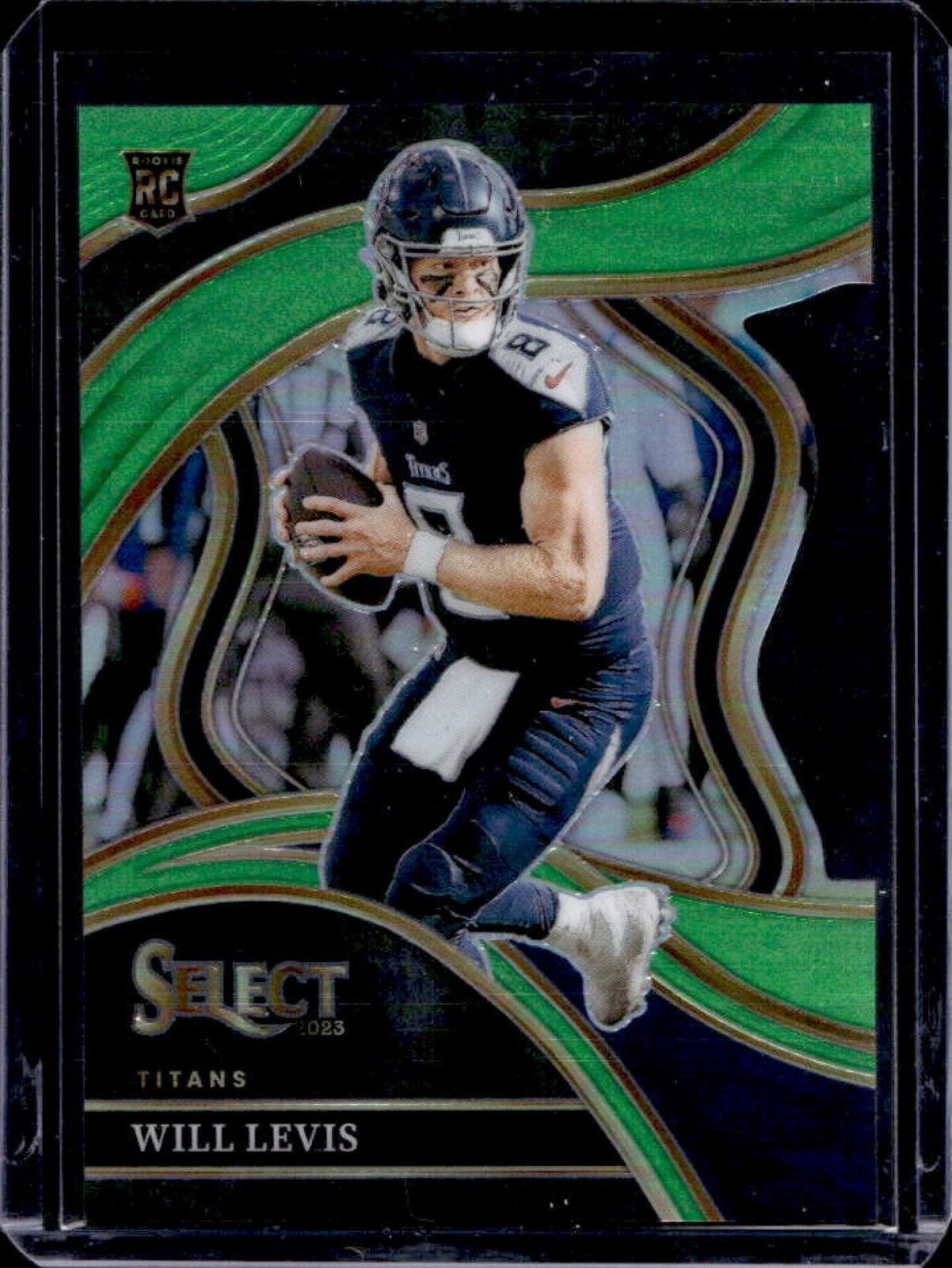 2023 Select Will Levis RC Neon Green Prizms Die Cut Club #432/499 Titans