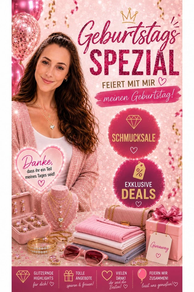 Geburtstags Spezial - Damenmode One Size, Edelstahlschmuck & Sale